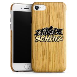 Holz Slim Case Weiße Eiche