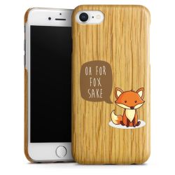 Wooden Slim Case white-oak