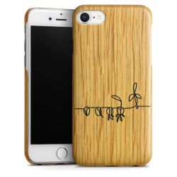 Wooden Slim Case white-oak