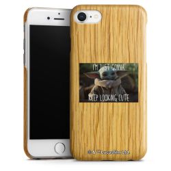 Wooden Slim Case white-oak