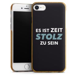 Holz Slim Case Weiße Eiche