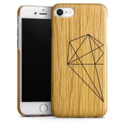 Wooden Slim Case white-oak