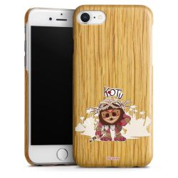 Wooden Slim Case white-oak