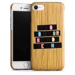 Wooden Slim Case white-oak