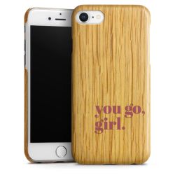 Wooden Slim Case white-oak