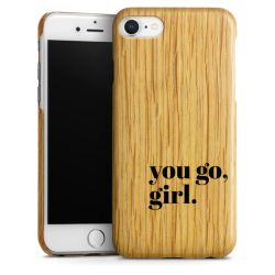 Wooden Slim Case white-oak