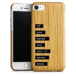 Wooden Slim Case white-oak