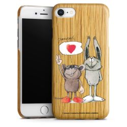 Wooden Slim Case white-oak