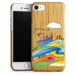 Wooden Slim Case white-oak