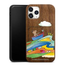 Holz Hard Case Walnuss