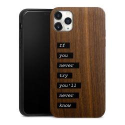 Holz Hard Case Walnuss