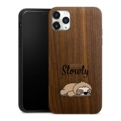 Holz Hard Case Walnuss