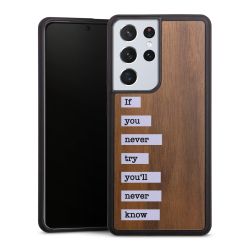 Holz Hard Case Walnuss