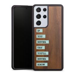 Holz Hard Case Walnuss