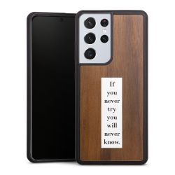 Holz Hard Case Walnuss