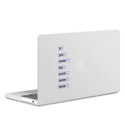 MacBook Case transparent matt