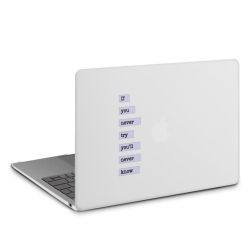 MacBook Case transparent matt