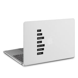 MacBook Case transparent matt