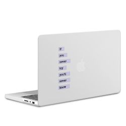 MacBook Case transparent matt