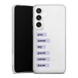 Silikonskal Slim genomskinlig