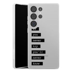 Silikonskal Slim genomskinlig