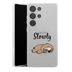 Silikonskal Slim genomskinlig