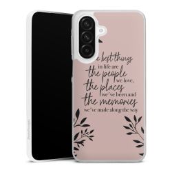 Silikonskal Slim genomskinlig