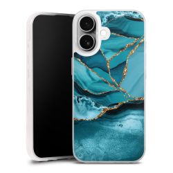 Eisblaue Marmor Landschaft