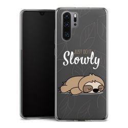 Just Do It Slowly Sloth Grey