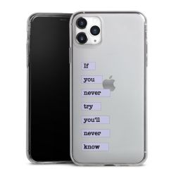 Silikonskal Slim genomskinlig