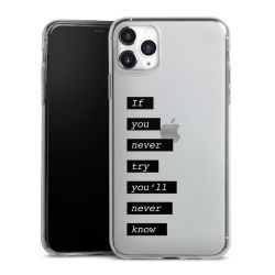 Silikonskal Slim genomskinlig