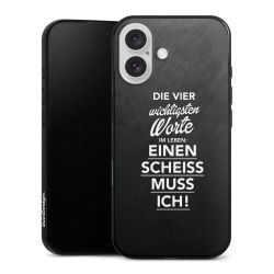 Silikon Slim Case schwarz