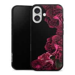 Rose vintage su nero