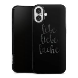 Silikon Slim Case schwarz