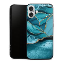 Eisblaue Marmor Landschaft