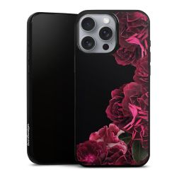 Rose vintage su nero