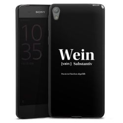 Silikon Slim Case schwarz