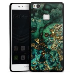 Aspetto marmorizzato ciano glitterato