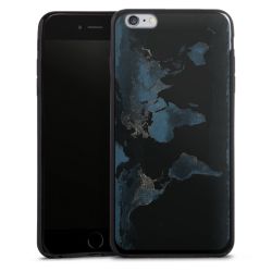 Mappa del mondo con luce notturna