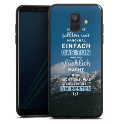 Silikon Slim Case schwarz