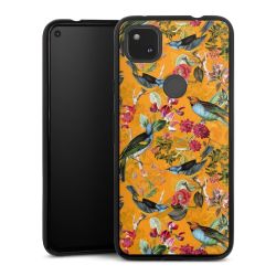 Vogels Bloemen Behang