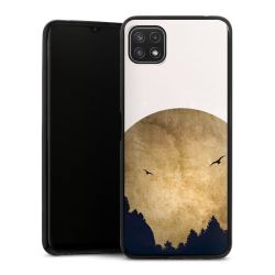 Deux oiseaux et la lune