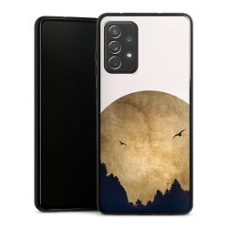 Twee vogels en de maan