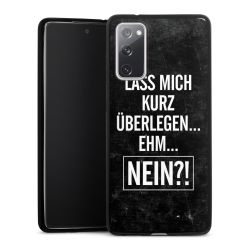 Silikon Slim Case schwarz