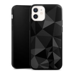 Motif Polygone Noir