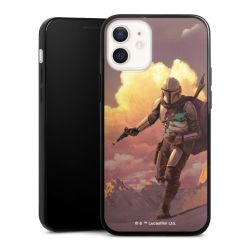 Der Mandalorianer und Grogu Sonnenguntergang Wolken