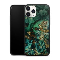 Aspetto marmorizzato ciano glitterato