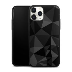 Motif Polygone Noir
