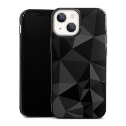 Motif Polygone Noir