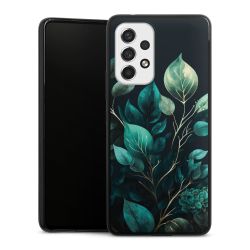 Eukalyptus dunkler Hintergrund